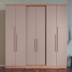 Imagem de Guarda Roupa Casal 6 Portas 2 Gavetas Sonata Móveis Castro