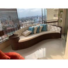 Imagem de Sofá em Fibra Sintética Peixe - Tecido Duna Cru