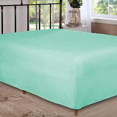 Imagem de Lençol Box Conjugado Unibox Casal Verde Arrumadinho Enxovais