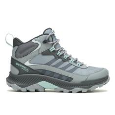 Imagem de Merrell Tênis feminino Speed Strike 2 Mid impermeável para caminhada, Monumento, 40