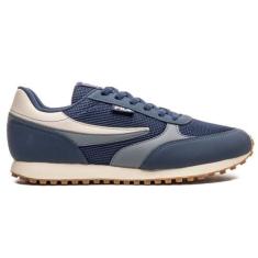 Imagem de Tênis Masculino Renno Classic Marinho Bege Fila F01L00258-5978