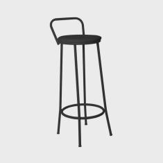 Imagem de Banqueta com Assento Fixo File 70 Cm Preto