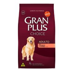 Imagem de Ração Gran Plus Choice Cães Adultos Frango e Carne - 15kg