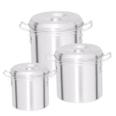 Imagem de Jogo Panela 3 Caldeirão Linha Hotel Industrial 26 28 30