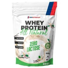 Imagem de Whey Protein Zero Lactose All Natural 900G Baunilha - New Nutrition -