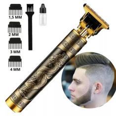 Imagem de Máquina de Barbear Profissional  Cortador de Cabelo e Barba Dragão Dou