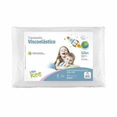 Imagem de Travesseiro Visco Kids 40x60 cm - Conforto Memória - Fibrasca