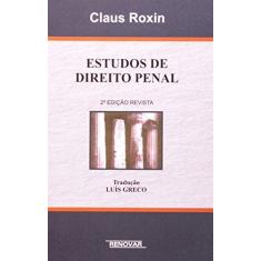 Imagem de Estudos de Direito Penal - 2ª Ed. 2008 - Roxin, Claus - 9788571476820