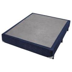 Imagem de Base Box para Colchão Casal AmericanFlex Nero Gel 24x138x198 cm - Azul