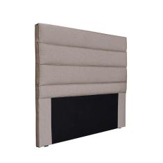 Imagem de Cabeceira Cama Box Solteiro 90 Cm Arles Linho Areia S04 - D`rossi