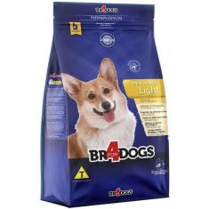 Imagem de Ração Seca BR4 Dogs Light Arroz e Frango para Cães Adultos - 3 Kg