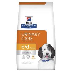 Imagem de Ração Seca Hill's Prescription Diet c/d Multicare Cuidado Urinário para Cães Adultos - 7,98 Kg