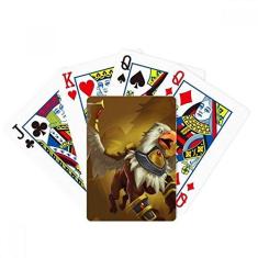 Imagem de Lindo jogo de cartas de pôquer de fantasia Dungeons com desenho animado