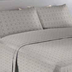 Imagem de Jogo De Cama Queen 150 Fios Cotton Supreme 4 Peças Geo Bege