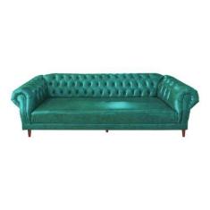 Imagem de Sofá Chesterfield Capitonê Duque 3 Lugares Suede Thifany - Novo Encant