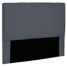 Imagem de Cabeceira Estofada Cama Box Casal Ravenna 140cm Suede Cinza