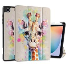 Imagem de MEEgoodo Capa para Samsung Galaxy Tab S6 Lite 10,4 polegadas modelo 2022 2020 (SM-P610/P613/P615/P619) com suporte para caneta S, capa para tablet inteligente com suporte de três dobras + capa
