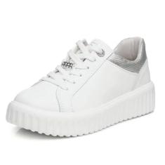 Imagem de Tenis Casual Feminino Pegada couro Brilho 212103 Flatform