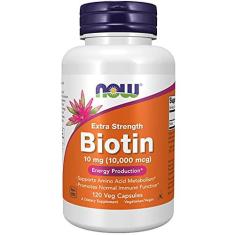 Imagem de Biotina 10000mcg (120 Vcaps) Now Foods