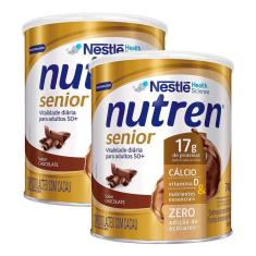 Imagem de Kit 2 Nutren Senior Chocolate Suplemento Alimentar 740g
