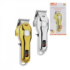 Imagem de Máquina De Cortar Cabelo Profissional Tela LED Sem Fio Eletro EL-5108,
