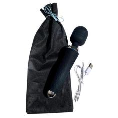 Imagem de Massageador Corporal Varinha Mágica Portátil Potente Silicone Preto -