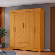 Imagem de Guarda-Roupa De Casal Argentina 6 Portas Linhamobília