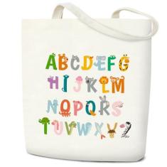 Imagem de Sacola feminina de lona, bolsa de compras estética, dobrável, reutilizável, presente para amigos - E, Branco, One Size