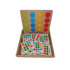Imagem de Brinquedo Educativo Pedagógico Sequência De Cores Maninho
