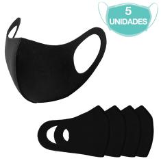 Imagem de 5 Máscaras Laváveis Reutilizável  Cuidado Pessoal