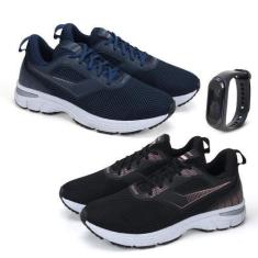 Imagem de Tênis Feminino Esporte + Relógio Silicone Digital Kit 2 - Bfk