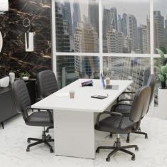 Imagem de Mesa De Reunião Para Escritório 200X100cm - Netmobil
