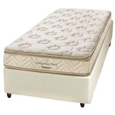 Imagem de Conjunto Box Solteiro Espuma D45 Minaspuma Celebrate Plus Double Face