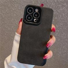 Imagem de Estojo completo de couro para iPhone 14 Pro Max 13 12 11 XR XS X 8 7 Plus SE à prova de choque Airbag Silicone Capa macia, para iphone 12,1