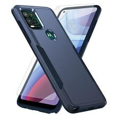 Imagem de Asuwish Capa de telefone para Moto G Stylus 5G 2021 com película protetora de tela de vidro temperado e fina híbrida protetora de corpo inteiro acessórios para celular Motorola GStylus G5 XT2131DL