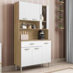 Imagem de Armário de Cozinha Compacta 6 Portas 1 Gaveta Golden - Kit's Paraná, F