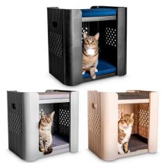 Imagem de Cama Caminha Berço Para Cachorros e Gatos 2 Andares Duplex Stand Jel P