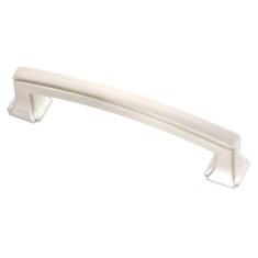 Imagem de Hickory Hardware Puxador de armário pontes Maçaneta P3232-SN, 9,5 cm, níquel acetinado
