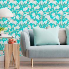 Imagem de Papel De Parede Adesivo Floral N013054 Rolo 0,58X3M