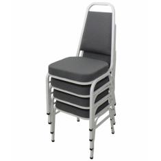 Imagem de Kit Com 4 Cadeiras Empilháveis Linha Hotel Plus