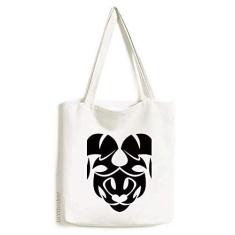 Imagem de Bolsa de lona com símbolo do zodíaco de Áries Constellation Bolsa de compras casual