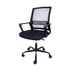 Imagem de Cadeira Escritório Bhutan Diretor Tela Mesh Preta Giratória