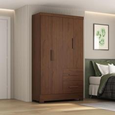 Imagem de Roupeiro Primordial Max 4 Portas e 2 Gavetas Jacarandá