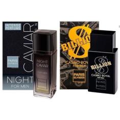 Imagem de Kit Com 1 Perfume Cassino Royal E 1 Night Caviar 100ml - Paris Elysses