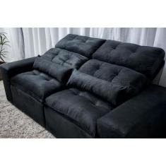 Imagem de Sofá Retrátil E Reclinável 2,00M Em Tecido Suede - Veneza Estofados