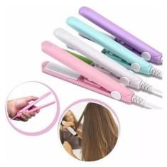 Imagem de Mini Chapinha Prancha Portátil Colorido - YA Variedades, Aleatória