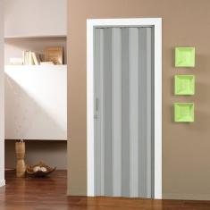 Imagem de Porta Sanfonada Pvc Pronta 210x72cm Bcf Cinza