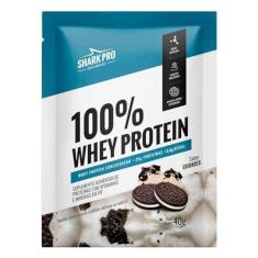 Imagem de 100% Whey Protein - 1 Sachê 40g Cookies - Shark Pro