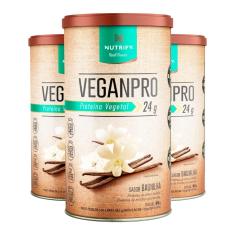 Imagem de Kit 3 Veganpro Proteína Vegetal Baunilha Nutrify 450G