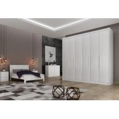 Imagem de Guarda Roupa Casal 6 Portas 8 Gavetas Santoro Móveis Novo Horizonte -